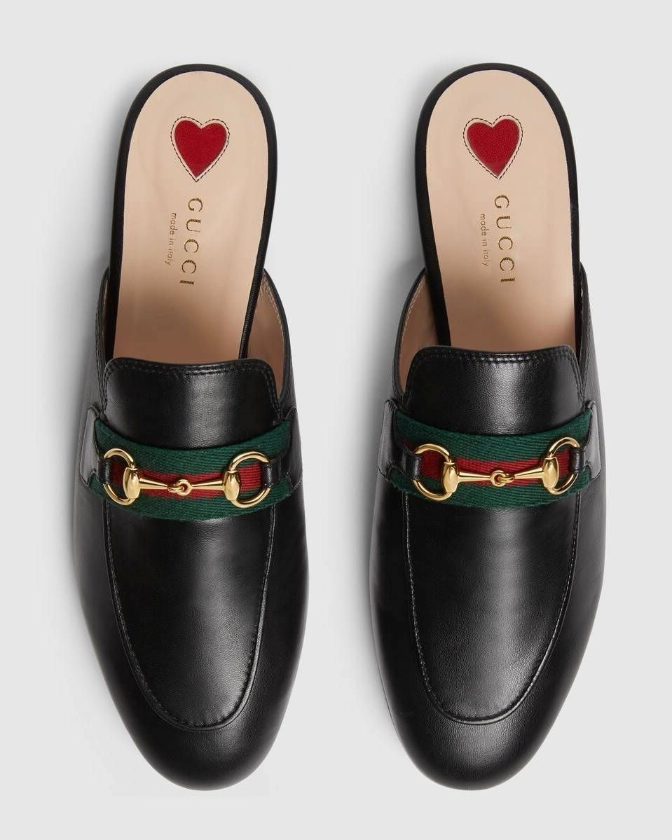 Black Gucci slipper